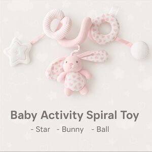 Activities by baby mode pink rattle